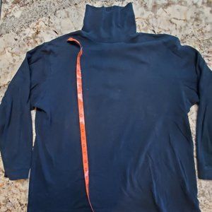 Eddie Bauer Blue Womens Turtleneck